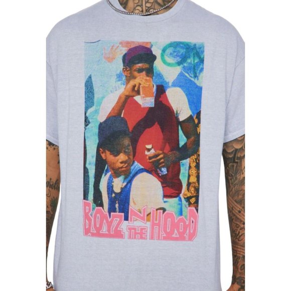 Boyz N The Hood Function Short Sleeve Tee T-Shirt Gray Men's Size 3XL - Picture 3 of 3